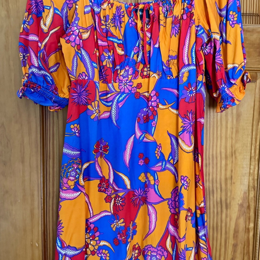 Modcloth Multicolor Smocked Dress